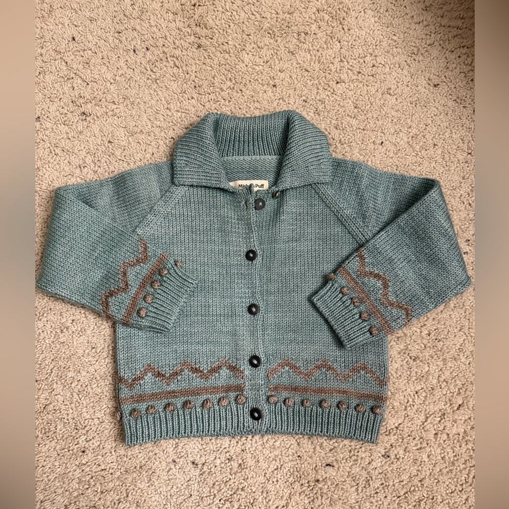 MP AW25 zig zag cardigan